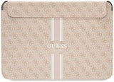 Guess 4G Printed Stripes Laptop Sleeve for 16" MacBook Pink - GUCS16P4RPSP