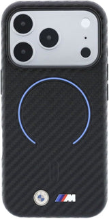 BMW M Carbon Printed Ring Case with MagSafe for iPhone 17/18 Pro Max 6.9" Black - BMHMP18X26SWPCMKB