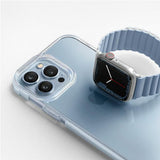 Uniq Revix Strap for Apple Watch 7/8/9/10/SE/SE2/Ultra 42/44/45/49mm White and Blue - UNIQ-45MM-REVWHTBLU