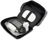 Guess GCube Stripe Metal Logo Organizer Travel Bag Black - GUHBHGCFSEK