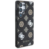 Guess 4G Printed Coloured Peony Pattern Case with MagSafe for Samsung Galaxy S25 Ultra 6.9" Brown - GUHMS25LP4PWPW
