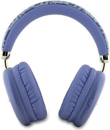 Guess GCube Metallic Script Logo On Ear Wireless Headphone Purple - GUBHK1GCTCSU