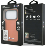 BMW M Series Metal Logo Case with MagSafe & Camera Stand for iPhone 17 Pro 6.3" Orange - BMHMP17L25PFWKCKO