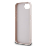 Guess PU Grained 4G Metal Logo Case for iPhone 16e Pink - GUHCPSE4PGT4MBP