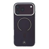Mercedes Double Layer Iconic Logo Case with MagSafe for iPhone 17/18 Pro Max 6.9" Burgundy - MEHMP18X25HYILR