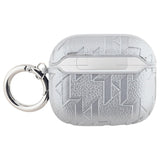 Karl Lagerfeld PU Embossed Karl and Choupette Head Case for AirPods 3 - KLA3PGKCPS
