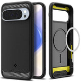 Spigen Rugged Armor Case with Pixelsnap for Google Pixel 10 Pro XL 6.8" Matt Black - ACS09721