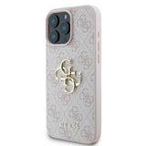 Guess 4G Big Logo Case for iPhone 16 Pro Max 6.9" Pink - GUHCP16X4GMGPI
