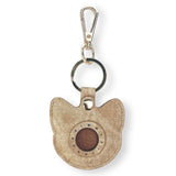 Nimmy Big Eye Cute Pet Siamese Cat Face Airtag Keychain Brown - N-XDY-YSK-026