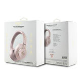 Guess 4G Big Metal Logo Bluetooth On Ear ENC Headphone Pink - GUBHS72P4FC4MP