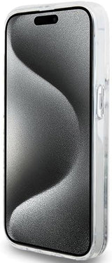 Hello Kitty Liquid Glitter Charms Kitty Head Case for iphone 15 Pro 6.1" Clear - HKHCP15LLIKHET