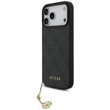 Guess 4G Charms Case for iPhone 17 Pro Max 6.9" Tone on Tone Grey - GUHMP17XGF4GCK