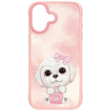 Nimmy Big Eye Cute Pet Bischon Fraise Dog Case with MagSafe for iPhone 17 6.3" Pink - N-XDY-IP17-02-A