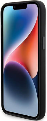 Karl Lagerfeld Choupette Metal Pin Silicone Cover for iphone 15 Pro 6.1" Black - KLHCP15LSMHCNPK