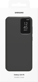 Samsung Galaxy S24 FE Smart View Wallet Case Black EF-ZS721CBEGWW