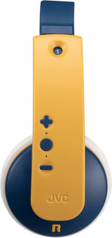 JVC Tinyphones Stereo Kids Wireless Bluetooth Headphones Black/Yellow - HA-KD10W-Y-E