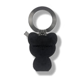Nimmy Cool & Cute 2.0 Little Rich Tycoon Dog Embroidery Magnetic Stand with MagSafe Black - N-KM-BSZJ-01