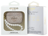 Guess 4G Classic Logo Case with Pearl Strap for Airpods Pro 3 Pink - GUAP3P4E4PSP