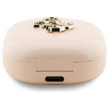 Guess 4G Metal Logo TWS Wireless Headphones Pink - GUTWSJ7HE4GP