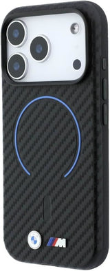 BMW M Carbon Printed Ring Case with MagSafe for iPhone 17/18 Pro Max 6.9" Black - BMHMP18X26SWPCMKB