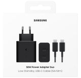 Samsung 50W USB C Mains Charger with 5 Amp Type C Cable Black EU Plug - EF-T5020XBEGWW