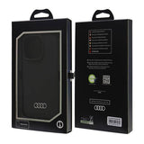 Audi Silicone Hardcase for iPhone 16 Pro 6.3" Black - AU-LSRIP16P-Q3/D1-BK