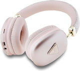 Guess PU Leather 4G Triangle Logo Wireless Headphone Pink - GUBHK1P4TPP