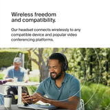 Belkin Soundform Adapt Wireless Over Ear ENC Headset with Boom Mic Black - AUD005btBLK