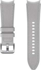 Samsung Galaxy Watch 4/5/5 Pro Hybrid Leather Band 20mm S/M Silver - ET-SHR88SSEGEU