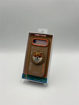 Nimmy Glasses Cool Dog Face Case with Detachable MagSafe Grip Stand for iPhone 17 Air 6.5" Brown Orange - N-YJKM-CXZJ-IP17-AIR-012