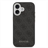 Guess 4G Classic Logo Case with MagSafe for iPhone 17 6.3" Black - GUHMP17SP4GSSMCK