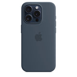 Apple Silicone Case with MagSafe for iPhone 15 Pro 6.1" Storm Blue A3125 - MT1D3ZM/A