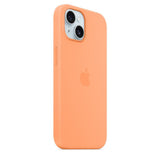 Apple Silicone Case with MagSafe for iPhone 15 6.1" Orange Sorbet A3123 - MT0H3ZM/A