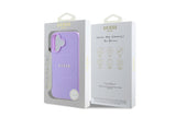 Guess PU Grained Classic Logo Case with MagSafe for iPhone 16 6.1" Purple - GUHMP16SPGHSMMU