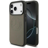 Mercedes Leather Vintage Logo Case with MagSafe for iPhone 17 Pro 6.3" Taupe - MEHMP17L25RICVLT