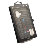 BMW M Grip Stand Smooth and Carbon Case for iPhone 16 6.1" Black - BMHC16SGSPCCK