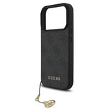 Guess 4G Charms Case for iPhone 17 Pro 6.3" Tone on Tone Grey - GUHMP17LGF4GCK