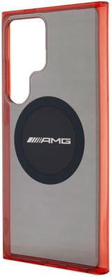 Mercedes AMG Bicolor Transparent Hard Case with MagSafe for Samsung Galaxy S24 Ultra 6.8" Black - AMHMS24L23HBCK