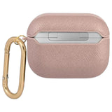 Guess Script Metal Collection Case For Airpods 3 Pink Saffiano - GUA3SASMP