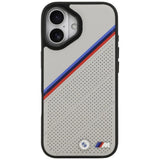 BMW M Tricolor Metal Logo Case with MagSafe for Case for iPhone 17 6.3" Grey - BMHMP17S25PCSPEG