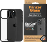 Panzer Glass Military Grade Standard Clear Case for iPhone 15 Pro Max 6.7" Black Edition - 1179
