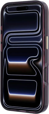Guess IML 4G Script Metal Logo Case for iPhone 17/18 Pro 6.3" Burgundy - GUHCP18L5HC4MLSU