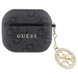 Guess PC/PU 4G Script Charm Case for Airpods 3 Black - GUA3P4E4CDK