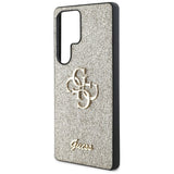 Guess Fixed Glitter Big 4G Metal Logo Case for Samsung Galaxy S25 Ultra 6.9" Gold - GUHCS25LHG4SGD