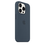 Apple Silicone Case with MagSafe for iPhone 15 Pro 6.1" Storm Blue A3125 - MT1D3ZM/A