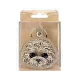 Nimmy Big Eye Cute Pet Teddy Airtag Keychain Brown - N-XDY-YSK-014