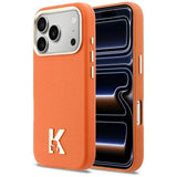 Karl Lagerfeld Karl Head Logo Case with MagSafe for iPhone 17 Pro 6.3" Orange - KLHMP17L5PGFKHGO