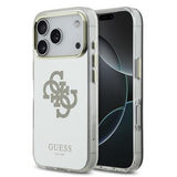 Guess PC/TPU Mirror 4G Glitter Logo Case with MagSafe for iPhone 17 Pro 6.3" Gold - GUHMP17LHMR4GDG