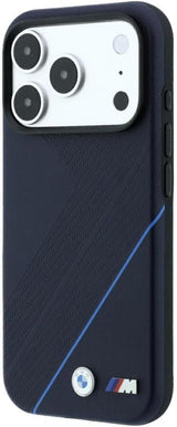 BMW M Tire Track Blue Line Case with MagSafe for iPhone 17/18 Pro Max 6.9" Navy Blue - BMHMP18X26SWPDKV