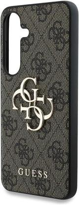 Guess 4G Classic Big Logo Case for Samsung Galaxy S25 6.2" Brown - GUHCS25S4GMGBR